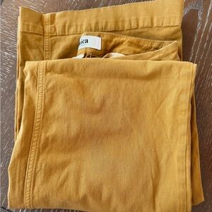 Mustard Yellow Mica Los Angeles Straight Leg Pants